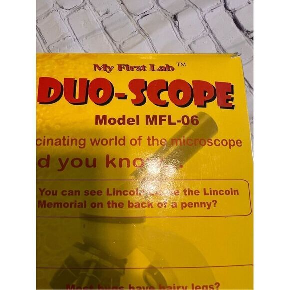 My First Lab Duo-Scope Kids Microscope Model MFL-06 Science Learning Homeschool - Picture 8 of 16